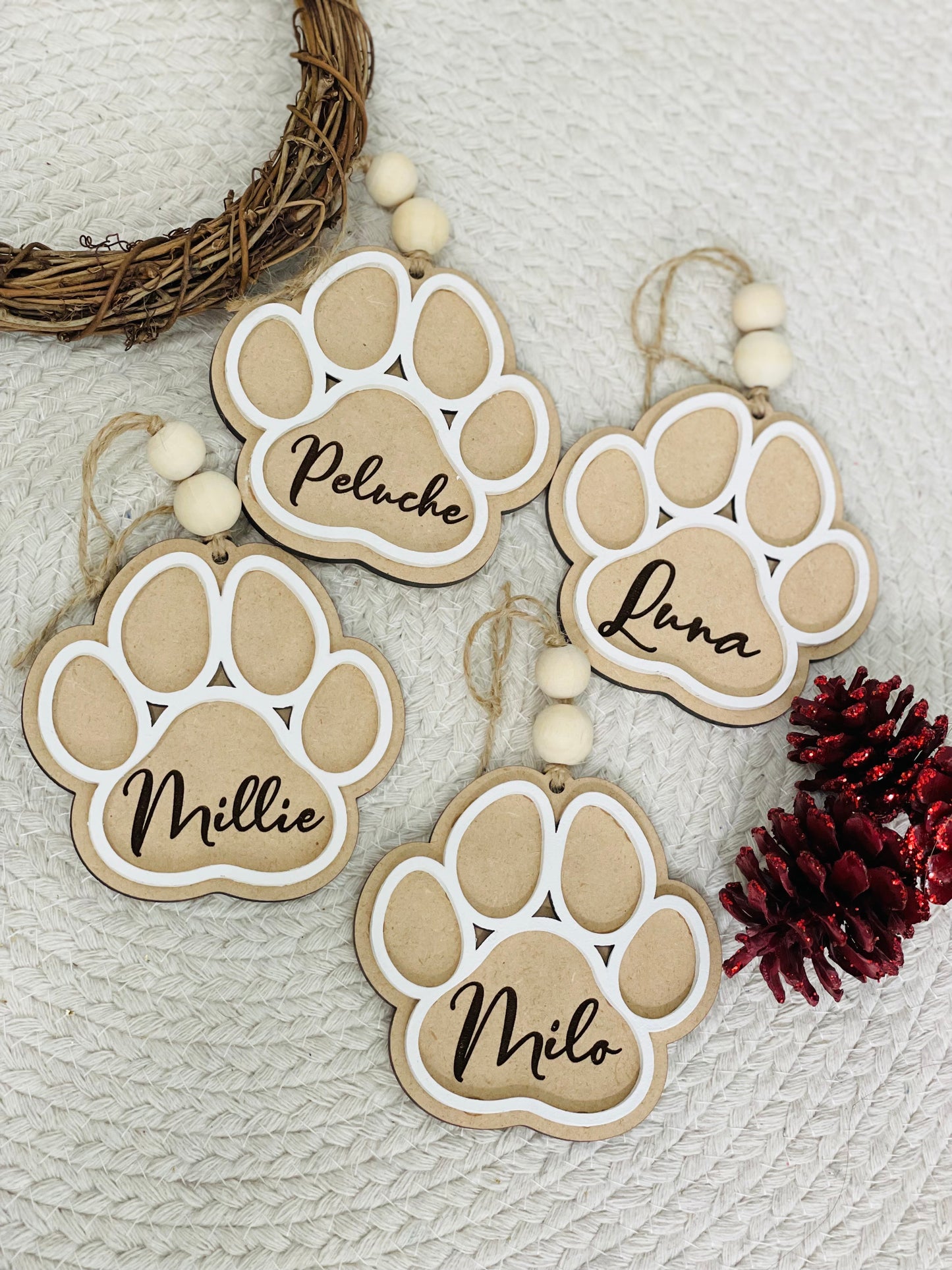 Paw Print Ornament